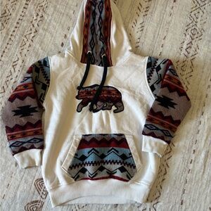 Little Boys’ Handsewn Bear Design Hoodie from Ecuador Missions Trip